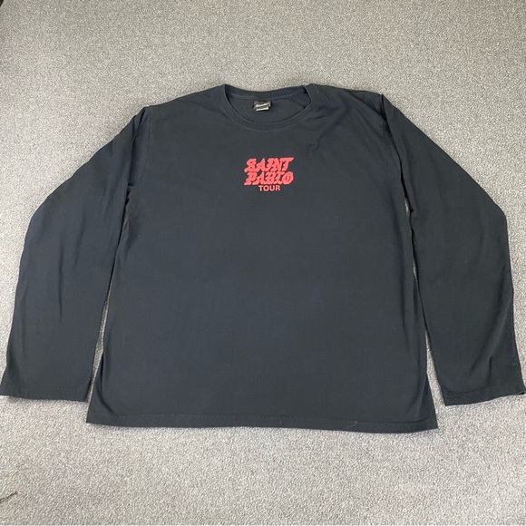 Kanye West Saint Pablo Tour General Admission Men’s Black Long-sleeves Size 2XL - Picture 2 of 9